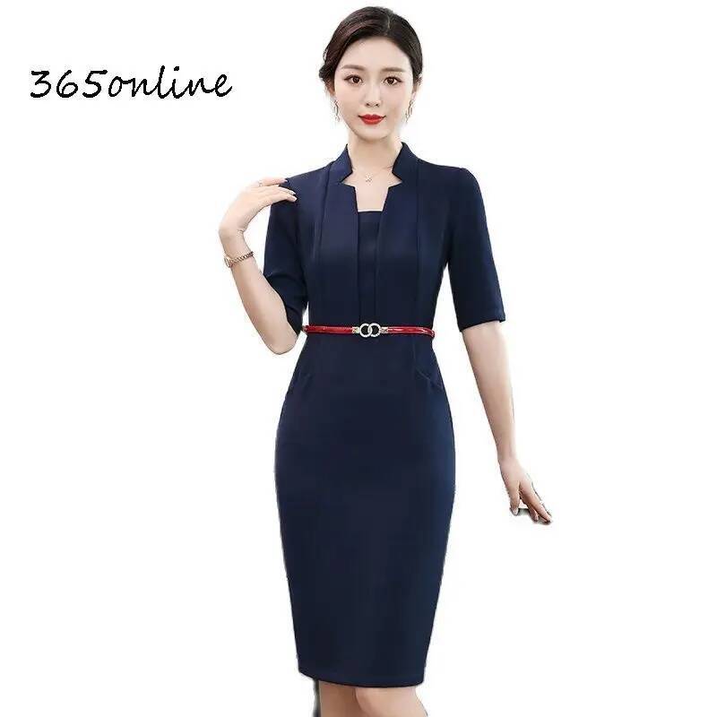 Women Formal Wear H&M - Формальные OL Styles Тонкие бедра Платья