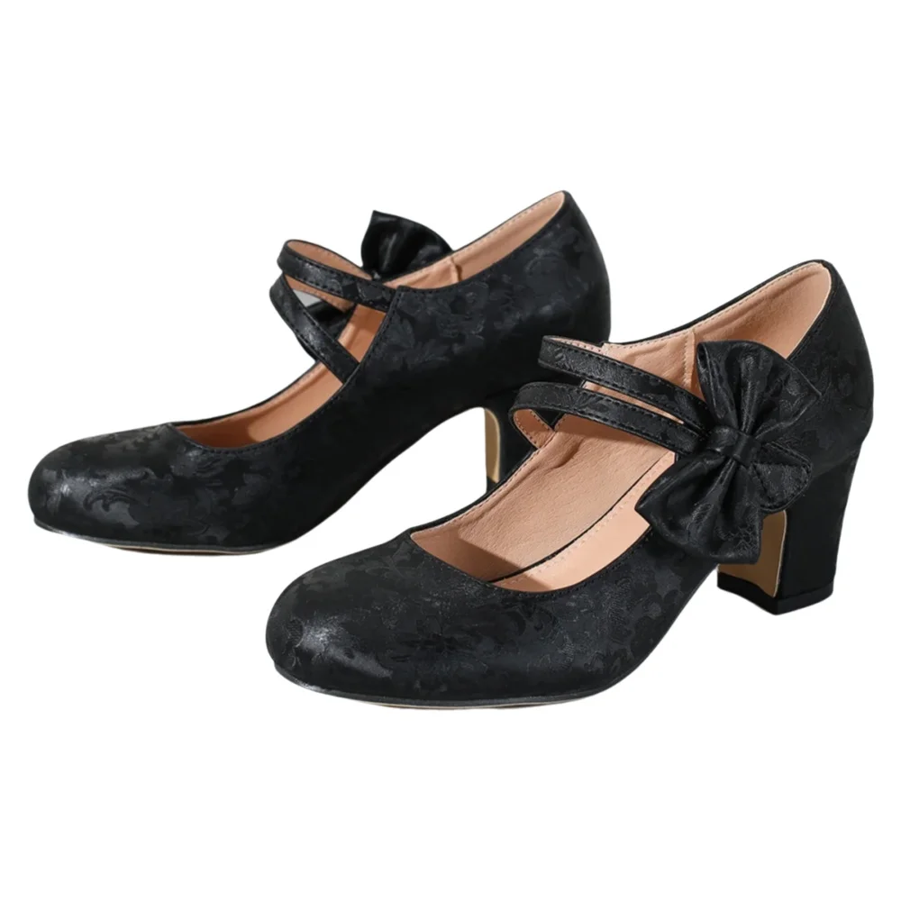 Women Formal Wear Shoes - Женские туфли больших размеров с бантом,
