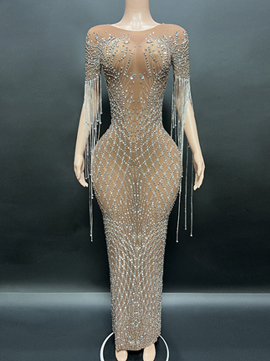 Women'S Formal Wear Wedding - Роскошное вечернее платье русалки с кристаллами