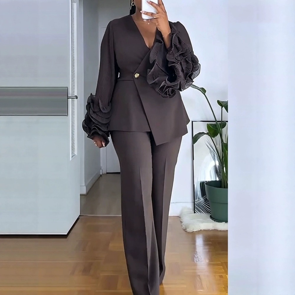 Women'S Formal Wear Pants - Женский брючный костюм из двух предметов: