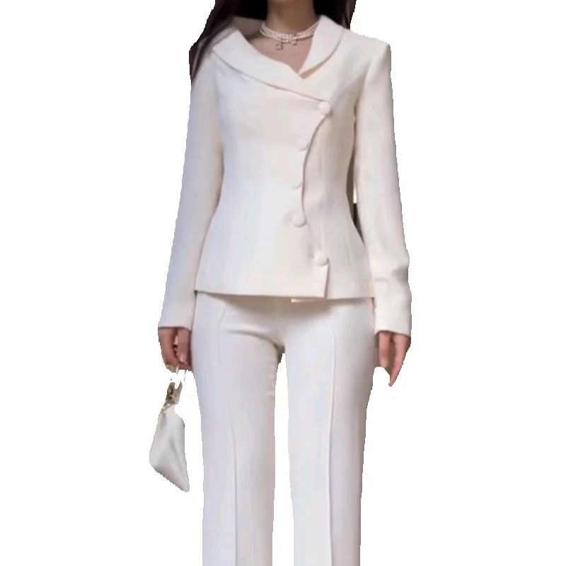 Белые женские костюмы, комплек – обзор и цена Women Formal Wear Trousers