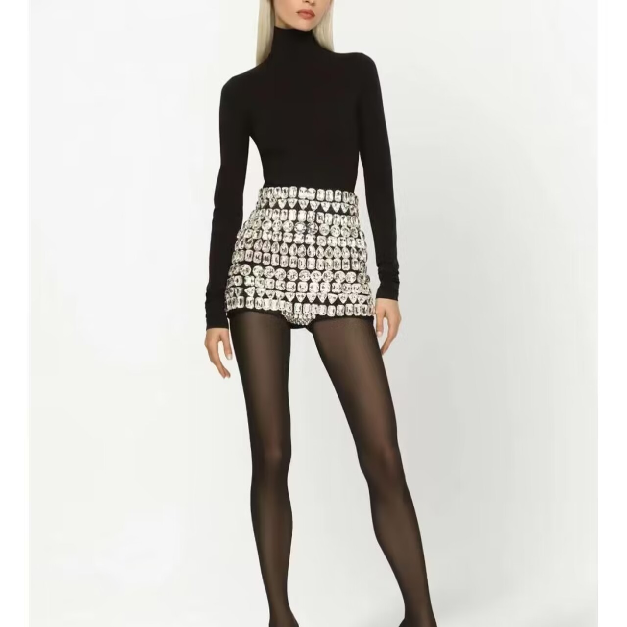 Шорты с высокой талией и страз – обзор и цена Women Formal Wear H&M