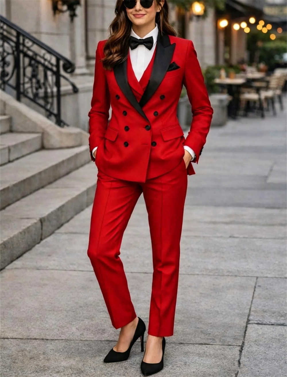 Женские двубортные костюмы-тро – обзор и цена Women Formal Wear Tailor