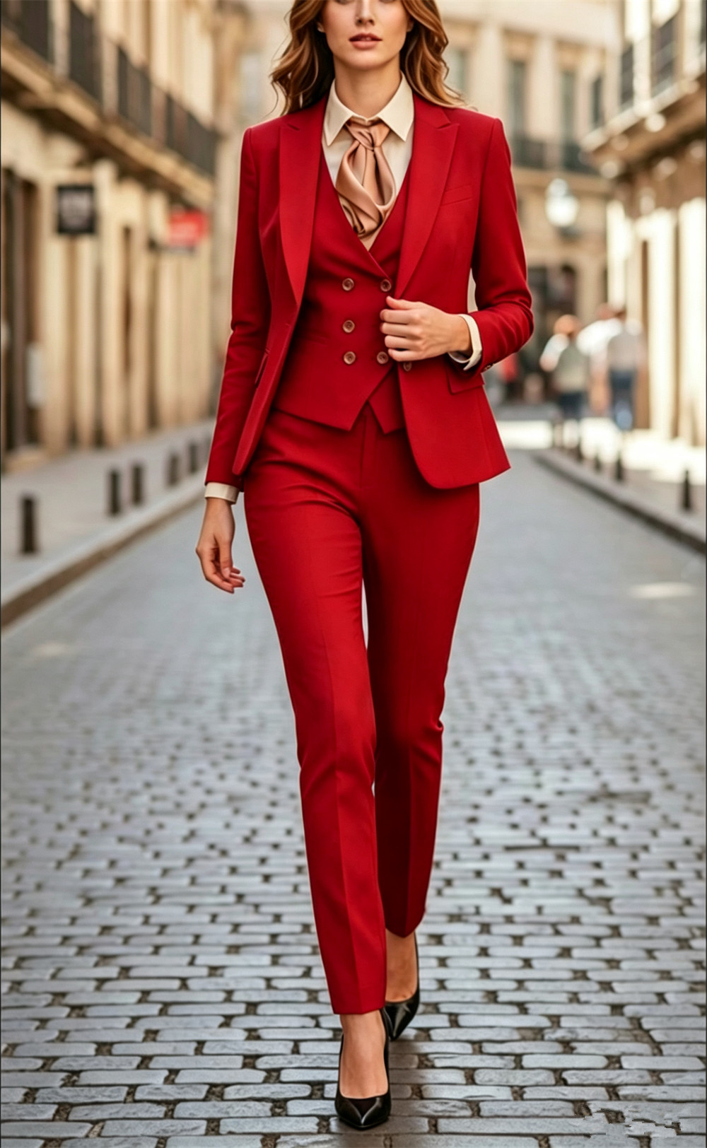 Женский черный костюм из 3 пре – обзор и цена Women Formal Wear Tailor