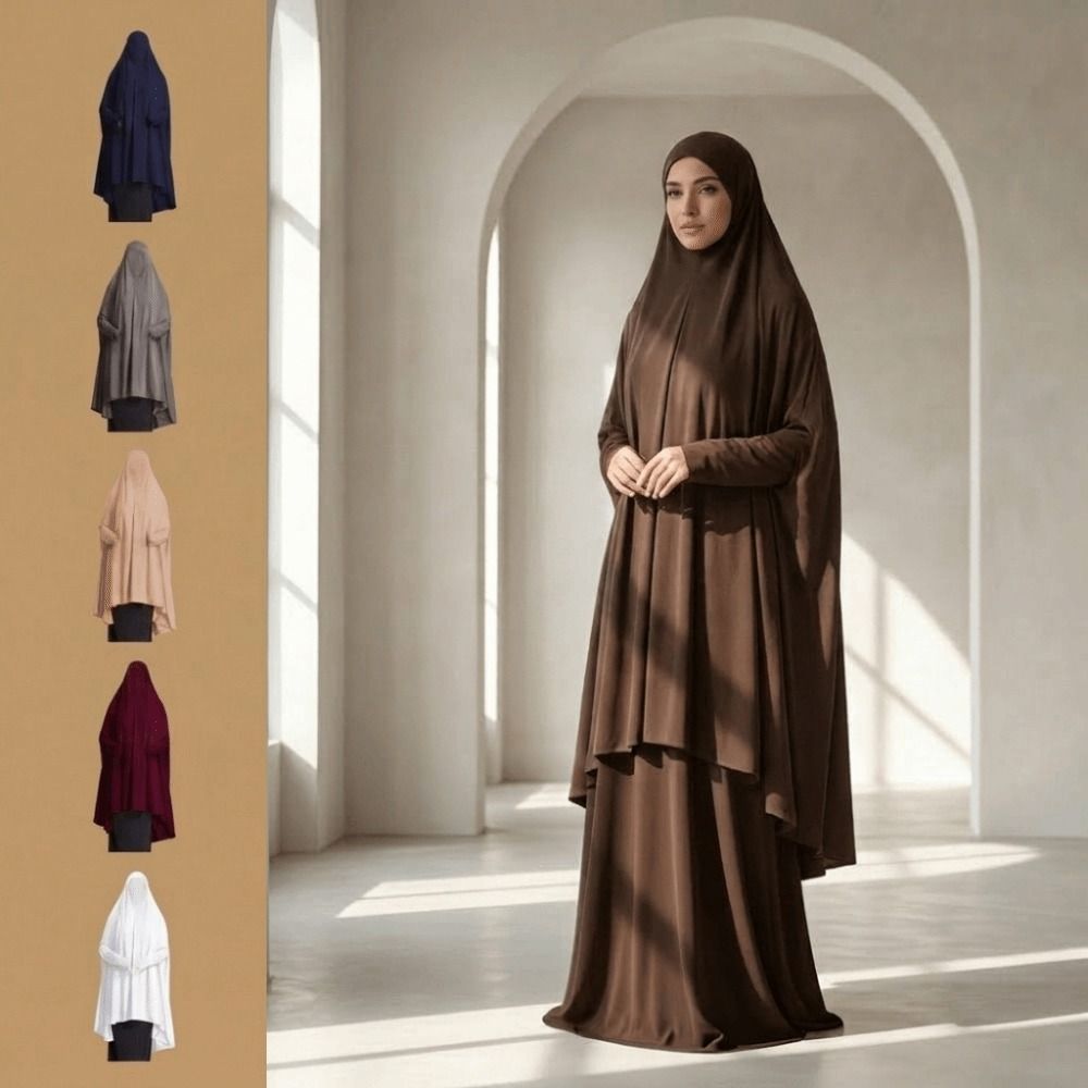 Кафтан, однотонная мусульманск – обзор и цена Women Formal Wear Hijab