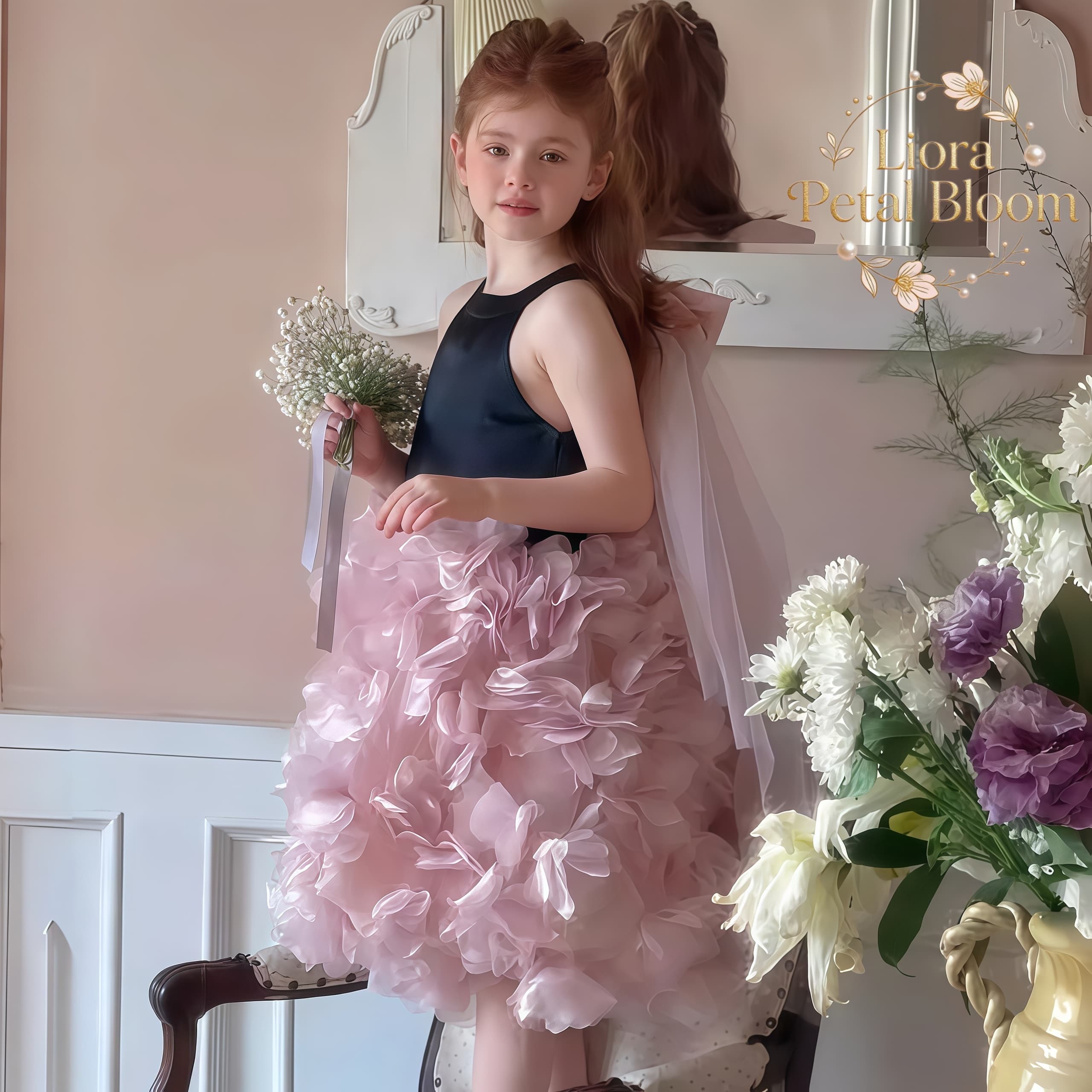 Черное тюлевое платье с цветоч – обзор и цена Women Formal Wear H&M