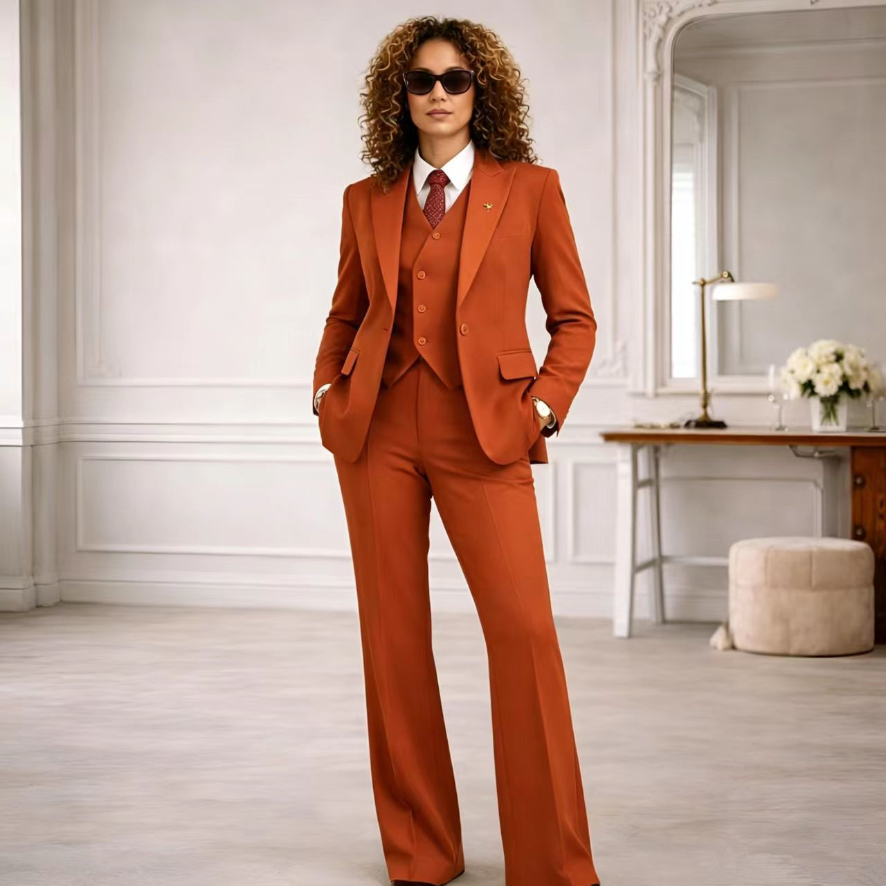 Женский костюм Rust из 3 предм – обзор и цена Women Formal Wear Tailor