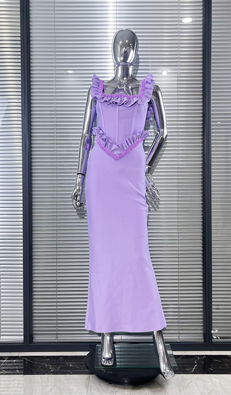 Элегантное фиолетовое бандажно – обзор и цена Women Formal Wear H&M